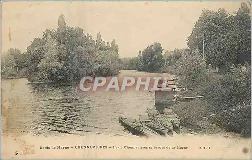 Ansichtskarte AK Bords de Marne Chennevieres Ile de Chennevieres et berges de la Marne