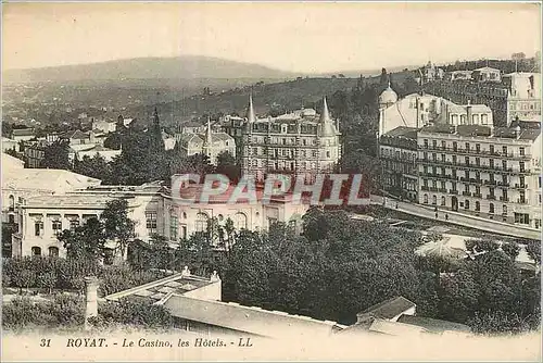 Cartes postales Royat Le Casino les Hotels