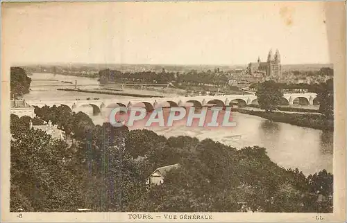 Cartes postales Tours Vue generale