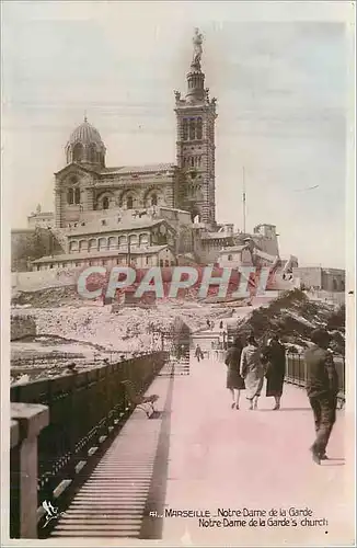 Cartes postales moderne Marseille Notre Dame de la Garde