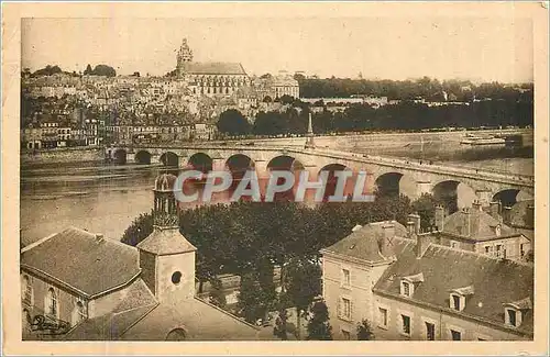 Cartes postales Blois L et Ch La Vue generale et le Pont sur la Loire