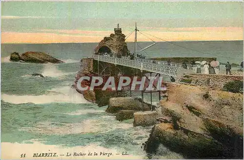Cartes postales Biarritz Le Rocher de la Vierge