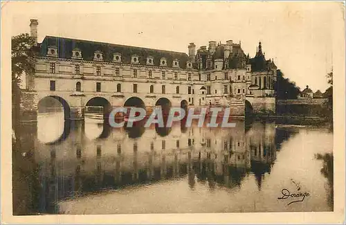 Ansichtskarte AK Chenonceaux I et L Le Chateau cote Est Construit par Thomas Bohier