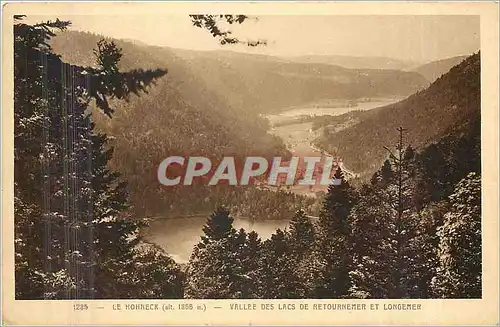 Cartes postales Le Hohneck Vallee des Lacs de Retournemern et Longemer