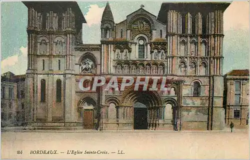 Cartes postales Bordeaux L'Eglise Sainte Croix