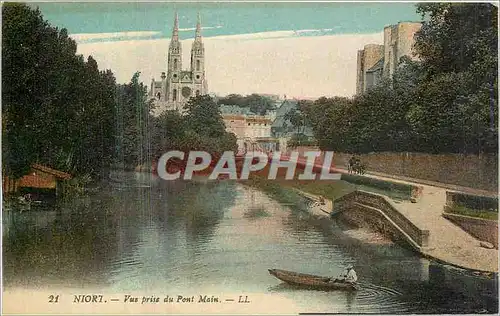 Cartes postales Niort Vue prise du Pont Main