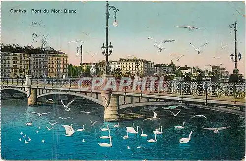Cartes postales Geneve Pont du Mont Blanc