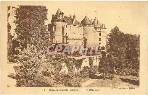 Ansichtskarte AK Chastellux Yonne Le Chateau
