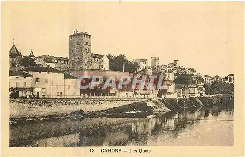 Ansichtskarte AK Cahors Les Quais