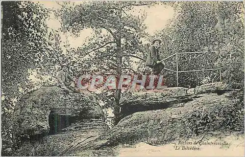 Cartes postales Nemours Rochers de Chaintreauville Le Belvedere