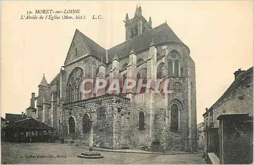 Cartes postales Moret sur Loing L'Abside de l'Eglise