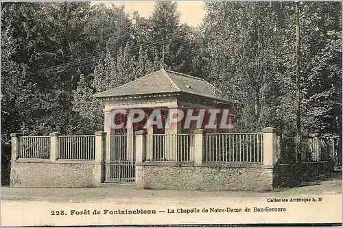 Ansichtskarte AK Foret de Fontainebleau La Chapelle de Notre Dame de Bon Secours