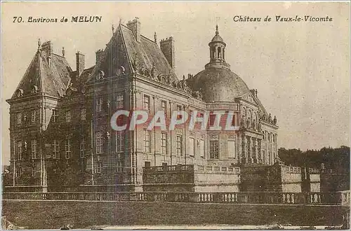 Ansichtskarte AK Environs de Melun Chateau de Vaux le Vicomte