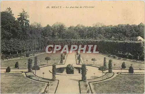 Cartes postales Meaux Le Jardin de l'Eveche