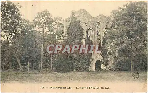 Cartes postales Dammarie les Lys Ruines de l'Abbaye du Lys