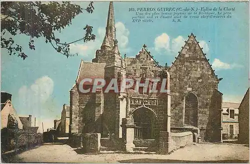 Cartes postales Perros Guirec C du N Eglise de la Clarte