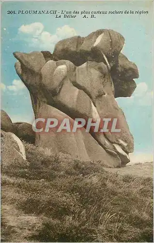 Ansichtskarte AK Ploumanach L'un des plus curleux rochers de la region