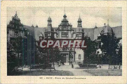Cartes postales Metz Palais du General Gouverneur
