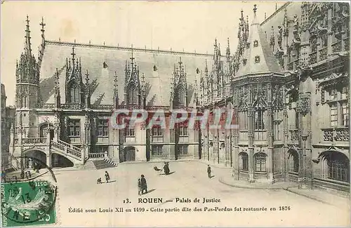 Cartes postales Rouen Palais de Justice