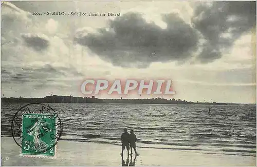 Cartes postales St Malo Soleil couchant sur Dinard