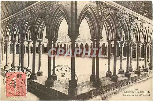 Cartes postales Le Mont St Michel Le Cloitre