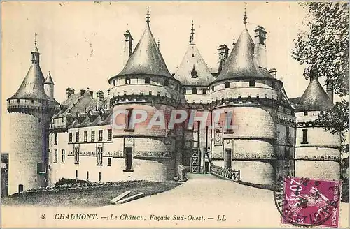 Ansichtskarte AK Chaumont Le Chateau Facade Sud Ouest