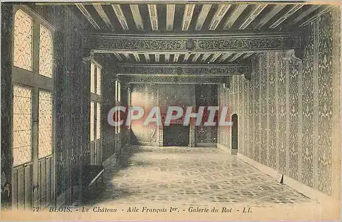 Cartes postales Blois Le Chateau Aile Francois Galerie du Roi