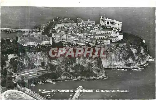 Cartes postales Principaute de Monaco Le Rocher de Monaco