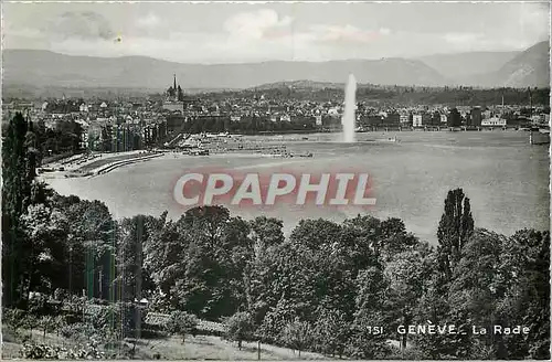 Cartes postales moderne Geneve La Rade