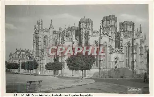 Cartes postales Batalha Mosteiro Fachada dos Capelas Imperfeitas