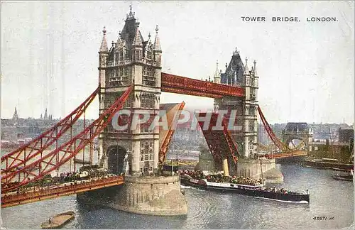 Cartes postales Tower Bridge London Bateau