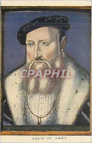 Cartes postales Portrait du du de Guise par Leonard Limousin