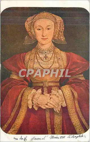 Cartes postales Hans Holbein le jeune Portrait d'Anne du Cieven