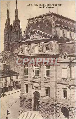 Cartes postales Clermont Ferrand La Prefecture