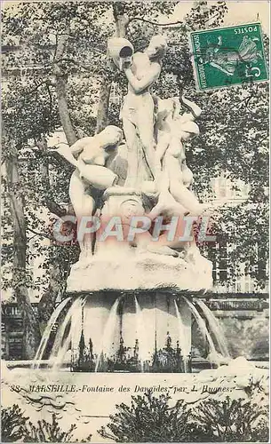 Ansichtskarte AK Marseille Fontaine des Danaides par L Humes