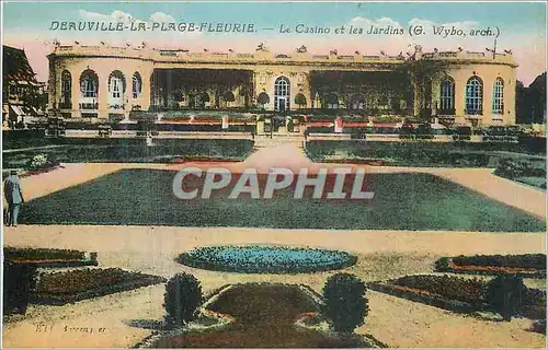 Cartes postales Deauville La Plage Fleurie Le Casino et les Jardins