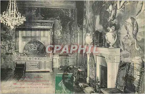 Ansichtskarte AK Pau Le Chateau Henri IV Chambre de Jeanne d'Albert