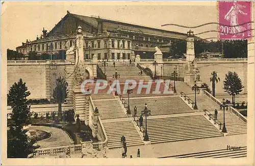 Cartes postales Marseille Escaliers de la Gare