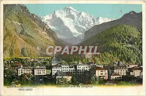 Cartes postales Interlaken und die Jungfrau