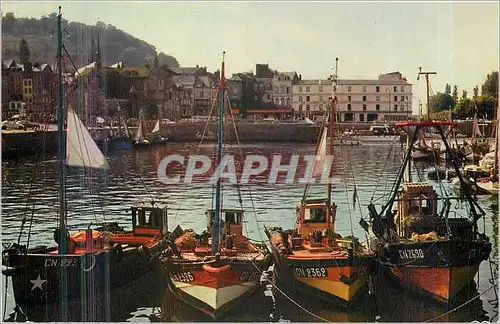 Cartes postales moderne Honfleur Calvados Le Port Bateaux