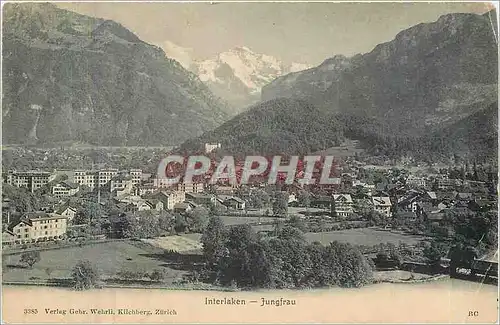 Cartes postales Interlaken Jungfrau