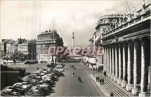 Cartes postales moderne Bordeaux Gironde Place de la Comedie Automobile