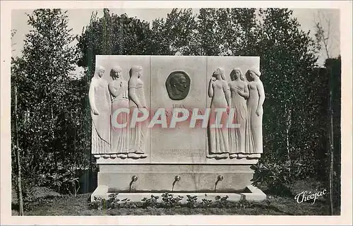 Moderne Karte Bellac Haute Vienne Monument Jean Giraudoux