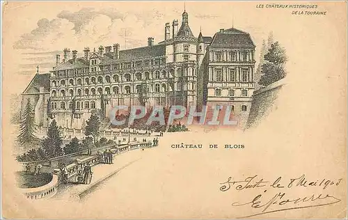 Ansichtskarte AK Les Chateaux de la Touraine Chateau de Blois