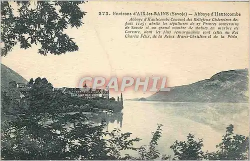 Cartes postales Environs d'Aix les Bains Savoie Abbaye d'Hautecombe