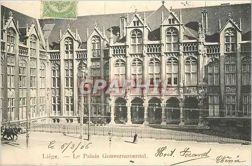 Cartes postales Liege Le Palais Gouvernemental