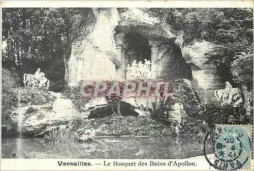 Cartes postales Versailles Le Bosquet des Bains d'Apollon