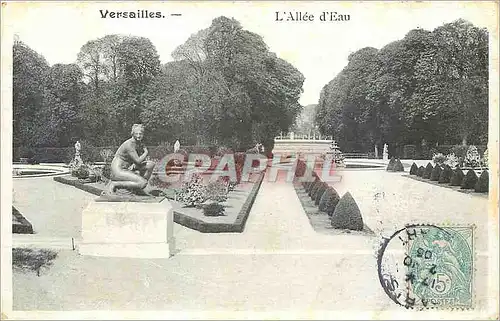 Cartes postales Versailles L'Allee d'Eau