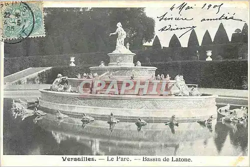 Cartes postales Versailles Le Parc Bassin de Latone