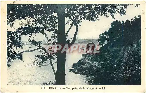 Cartes postales Dinard Vue prise de la Vicomte